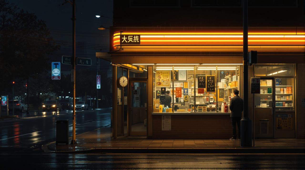 深夜便利店的陌生人